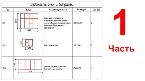 02. Model Studio Строительные решения.Уроки.Легенда окон. Часть1