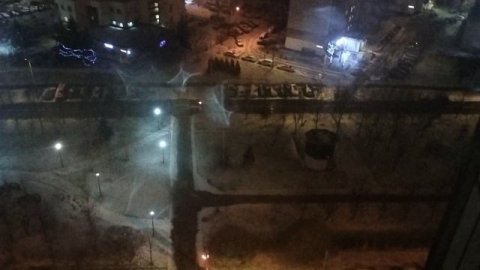 Ночью в Москве выпал снег.❄️❄️❄️🌲