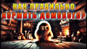 КАК ПРАВИЛЬНО КОРМИТЬ ДОМОВОГО? УГОЩЕНИЕ ДЛЯ ХОЗЯИНА ДОМА.
