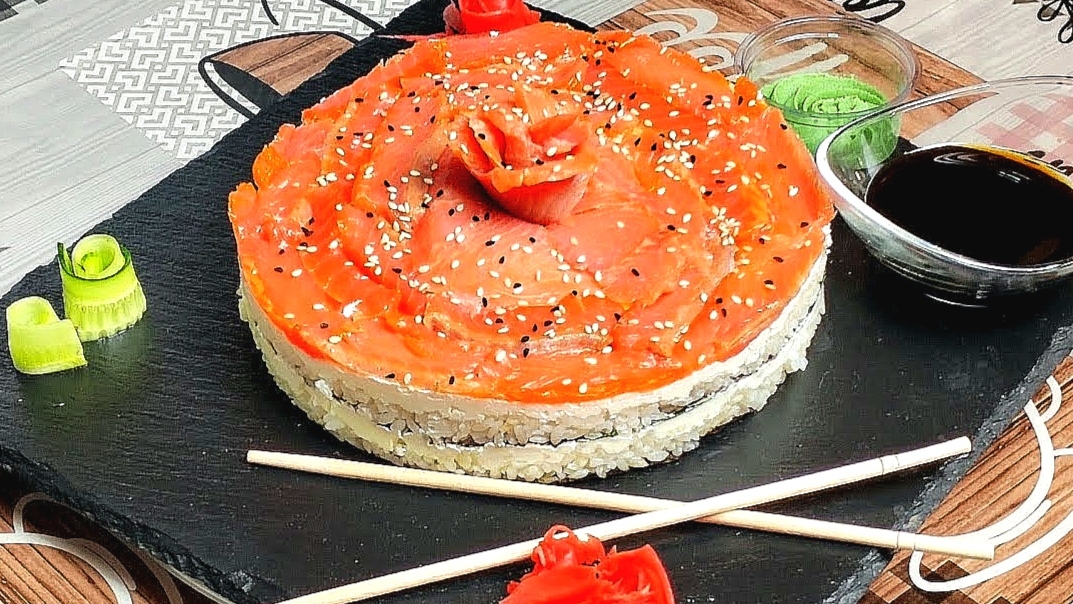 Торт Суши на Новогодний стол 2026