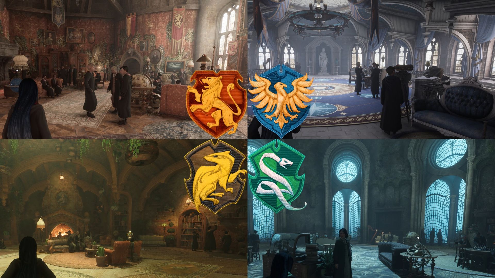 HogwartsLegacy - отличие факультетов.