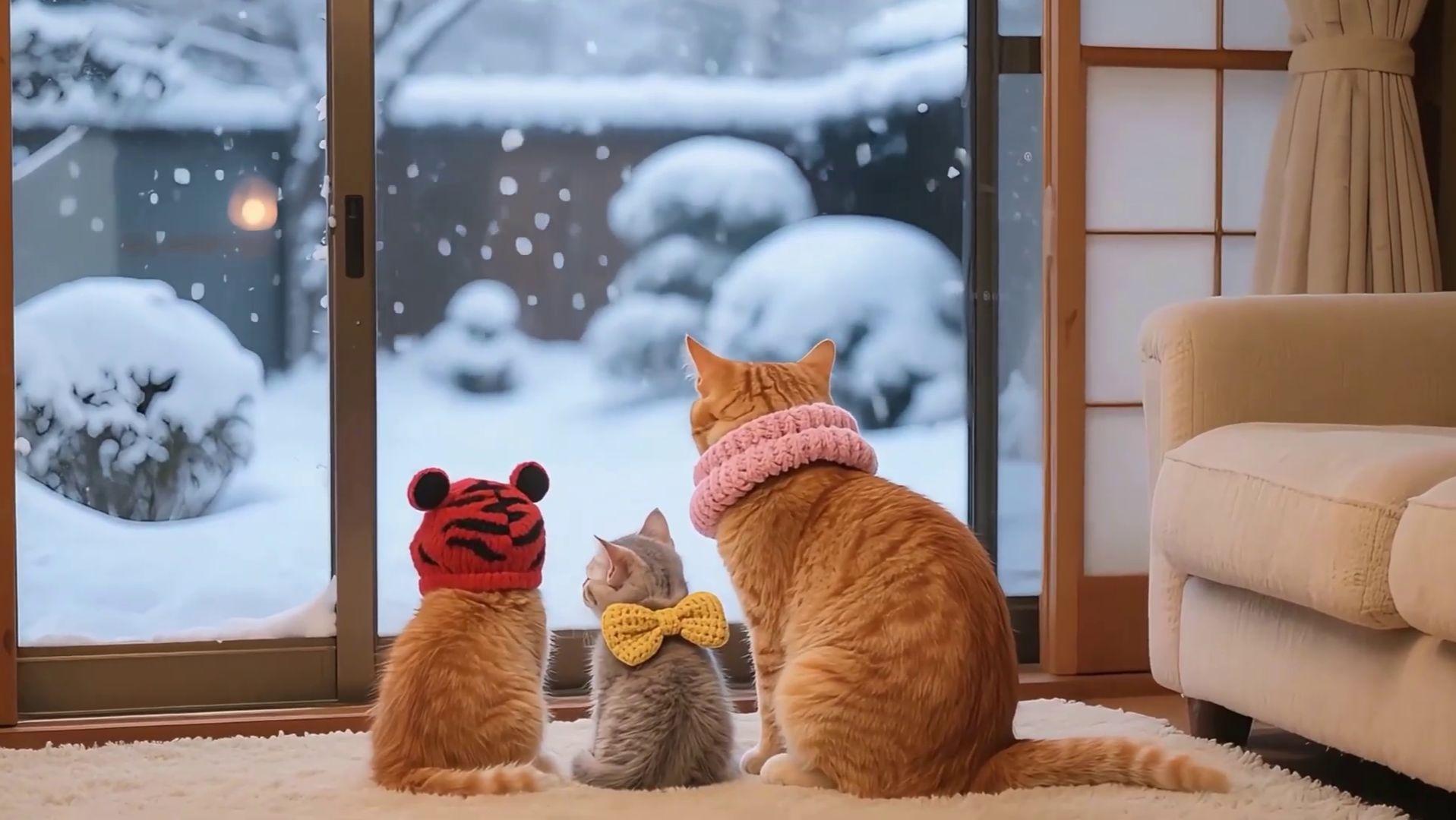 Котики - Зимние заботы