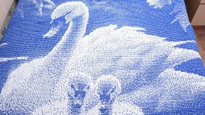 А Белый лебедь на пруду... Я собой горжусь👌Довольна тем, что получилось🧶