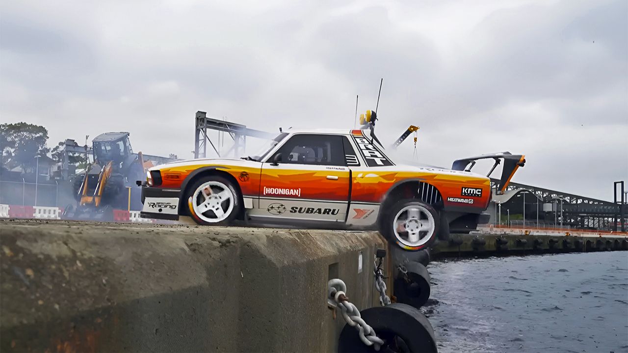 Новая Джимхана (Gymkhana) с Трэвисом Пастрана на The Subaru Brataroo 9500 Turbo