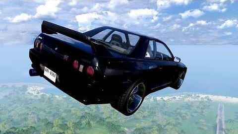 Эпичные высокоскоростные прыжки на автомобиле – Crash BeamNG / Drive