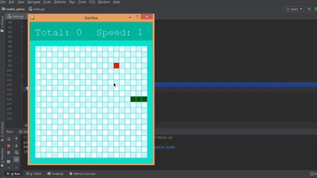 Создаем игру Змейка на python pygame Часть 10 Создаем меню Snake game Python