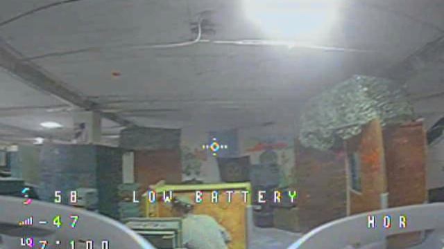 Молодежная Лазертаг игра - взгляд "с неба"