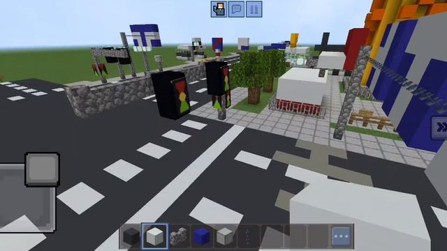 1,2 часть моего города в Minecraft!