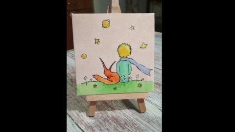 Маленький принц Экзюпери. Миниатюра. 1. / НеМонэ. (nemone)