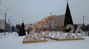 Оренбург Первый снег Видео Виктор Поживин 13.12.25.