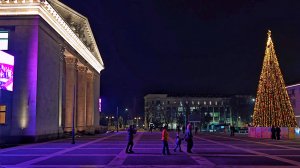 МАРИУПОЛЬ Вечером видно всё что  сделали Драмтеатр Центр🏛️Восстановление Ремонт Сегодня