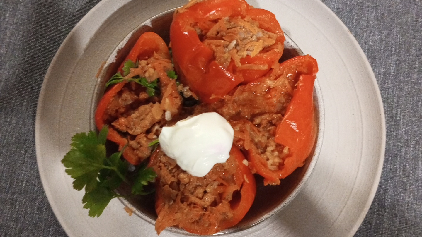 ГОТОВИМ ФАРШИРОВАННЫЕ ПЕРЦЫ!