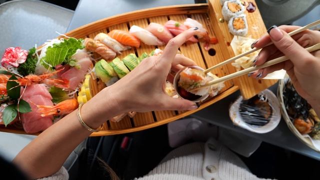 Mukbang ASMR|Подписывайтесь на канал🍣✨ 💜✨