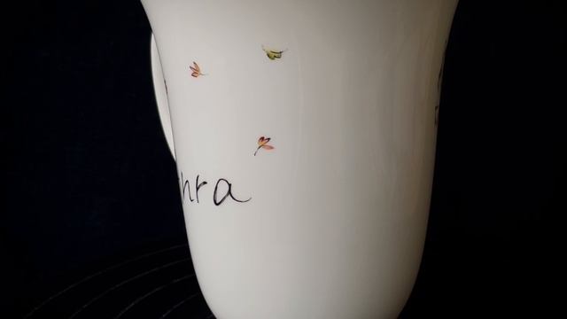 Именной бокал «Пеппи Длинныйчулок». Костяной фарфор ИФЗ. Роспись