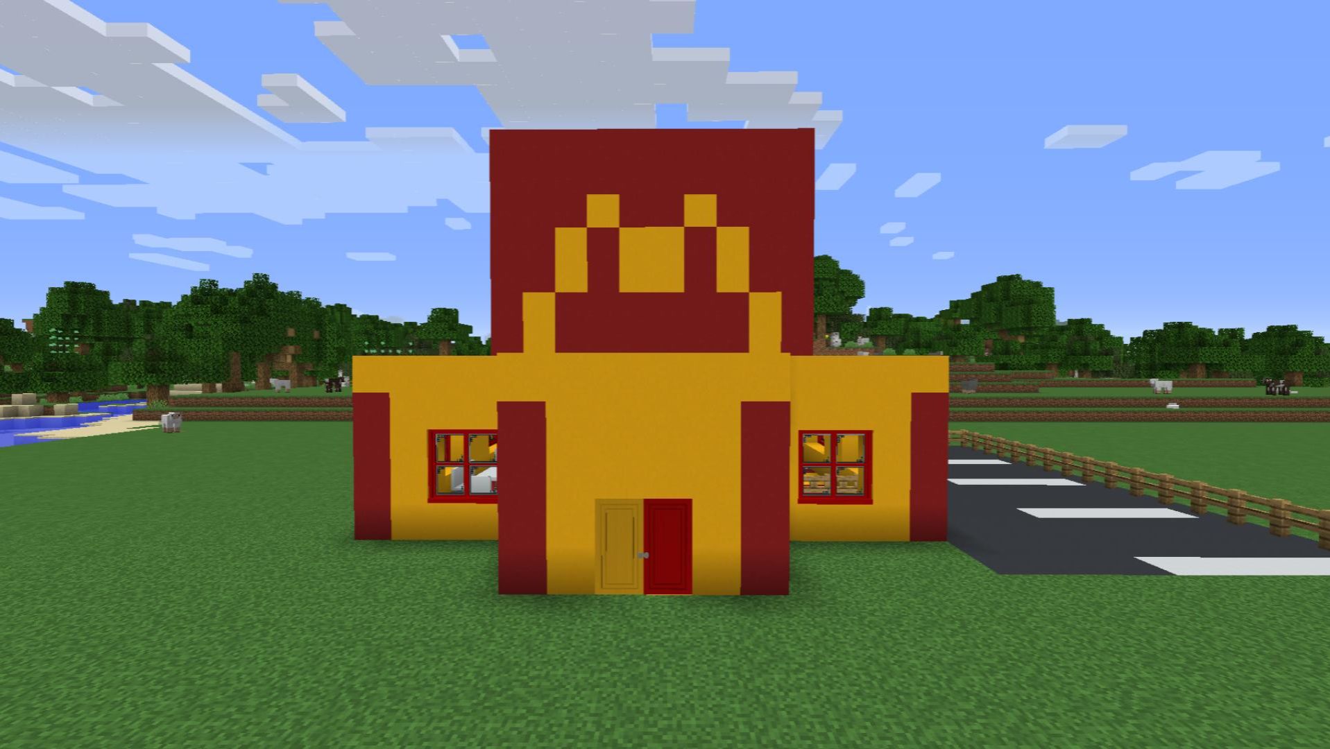 🍟Построил McDonald’s У СЕБЯ В МАЙНКРАФТ |D1masA579