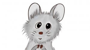 Как нарисовать милую мышь.