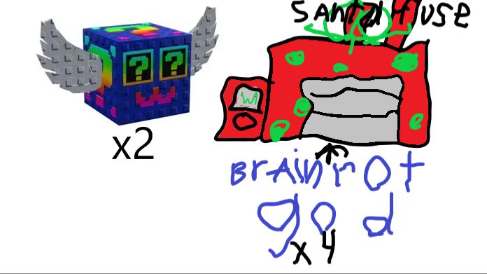 Открыл 2 лаки блока и засунул 4 брейнрот года в санта фьюз.