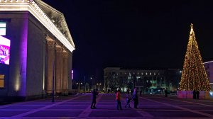 МАРИУПОЛЬ Вечером видно всё что  сделали Драмтеатр Центр🏛️Восстановление Ремонт Сегодня