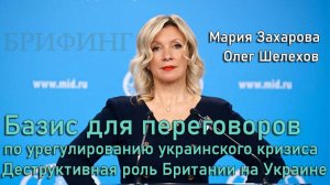 Базис для переговоров. Роль Британии - Олег Шелехов на брифинге МИД