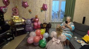 Мыльные пузыри на день рождения внучки