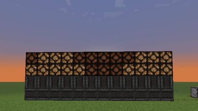 Как построить мигающую строку в майнкрафте. смотреть онлайн