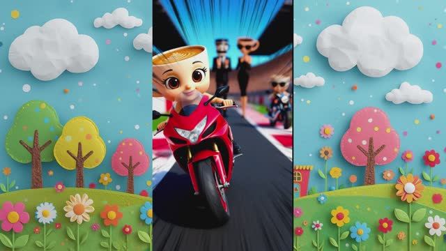 💪❤️ Над велосипедом моей дочери смеялись. Папа ответил всем! 🚲✨ Капучина Балерина