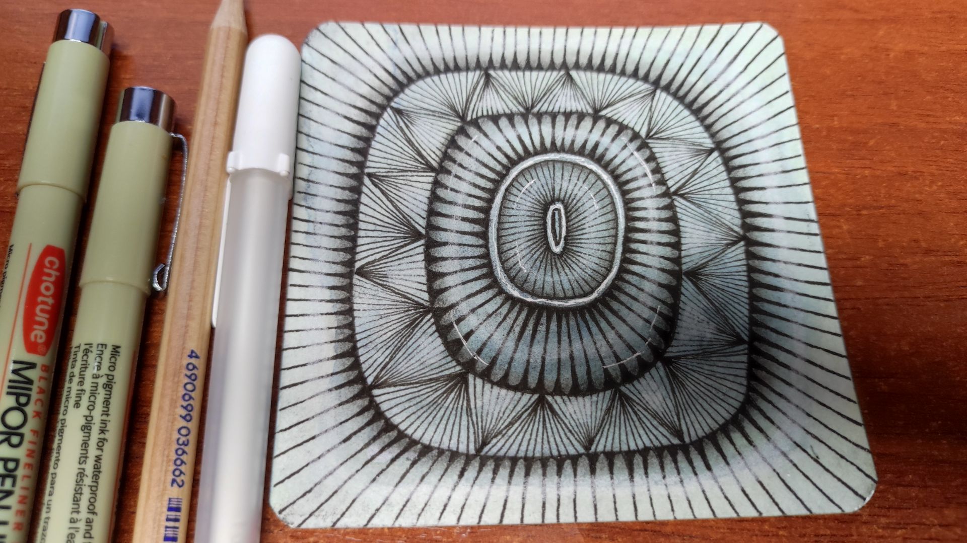 Зентангл Камень-мандала смотреть онлайн