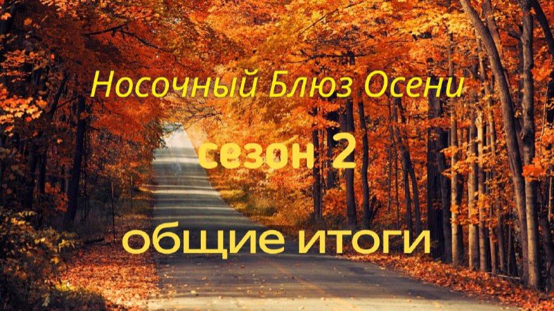 🧦🍁🌾🍂 Вязальный СП "Носочный Блюз Осени. Сезон 2"🍁🌾🍂🧦 ОБЩИЕ ИТОГИ 🤩🧦