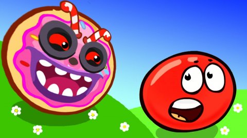 Новый КРАСНЫЙ ШАРИК против ЧЕРНЫХ КВАДРАТОВ #7 игра Red Ball Jump на канале Мистер Игрушкин