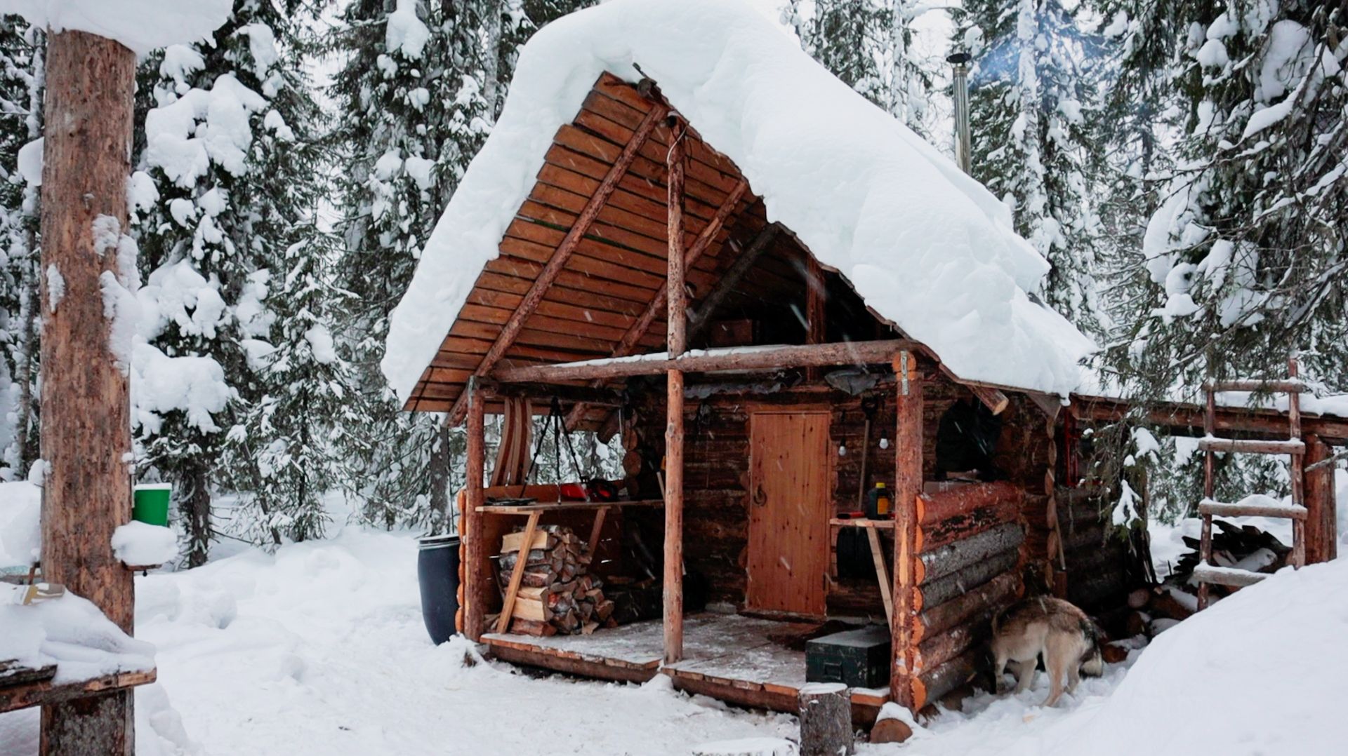 Живу в ТАЙГЕ с ДЕВУШКОЙ | Натопили БАНЮ и ПРЫГАЕМ В СНЕГ