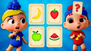 Кто я? Игра с фруктами (с Карапузами DB)! | D Billions Детские Песни