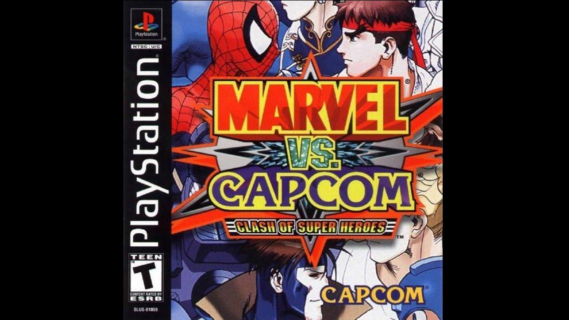 Marvel vs. Capcom - Clash of Super Heroes (PlayStation 1) Battle