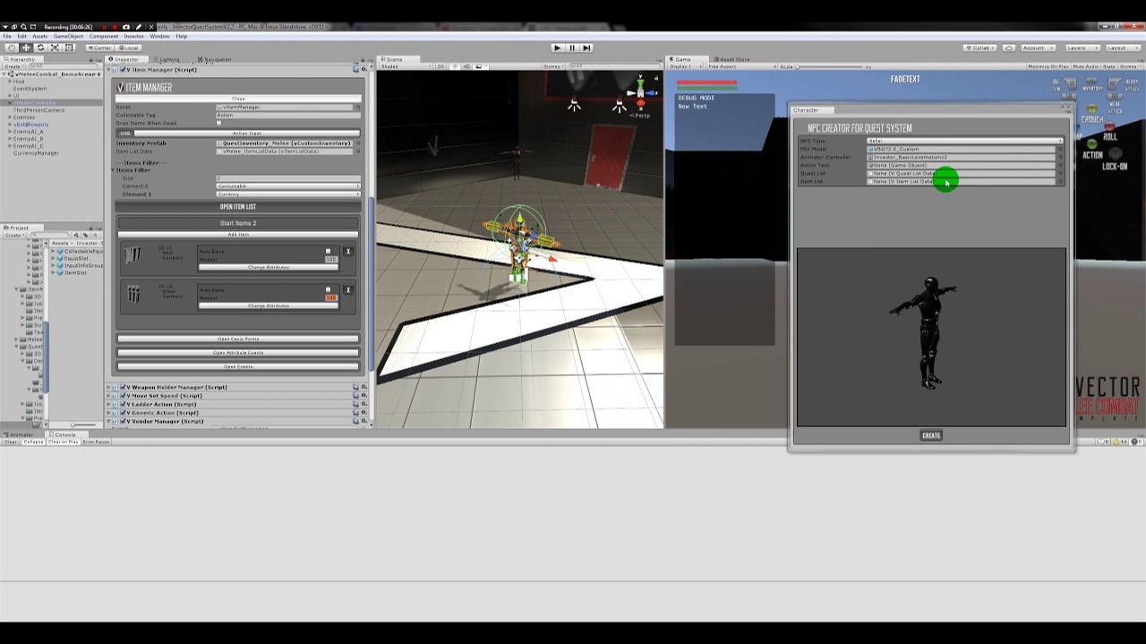 Quest System for Invector - part 03 - Shop/Vendor System