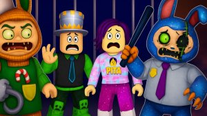 Меня окружают СТРАШНЫЕ ЛАБУБУ в магизине ИГРУШЕК в РОБЛОКС! Папа и ДОЧКА побег от БУБУ!