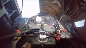 Запуск снегохода в -30