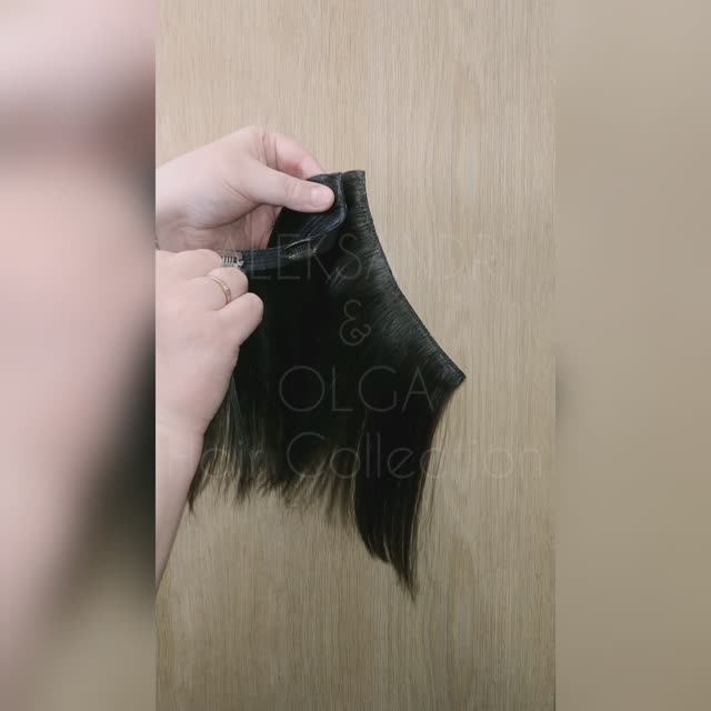 Накладные ШИНЬОНЫ - ленты (2 шт.) #волосыназаколках #накладныеволосы #накладныепряди #изделияизволос