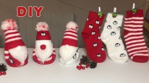 Как сшить Гнома из носков❓Мастер-класс украшаем дом 🎄