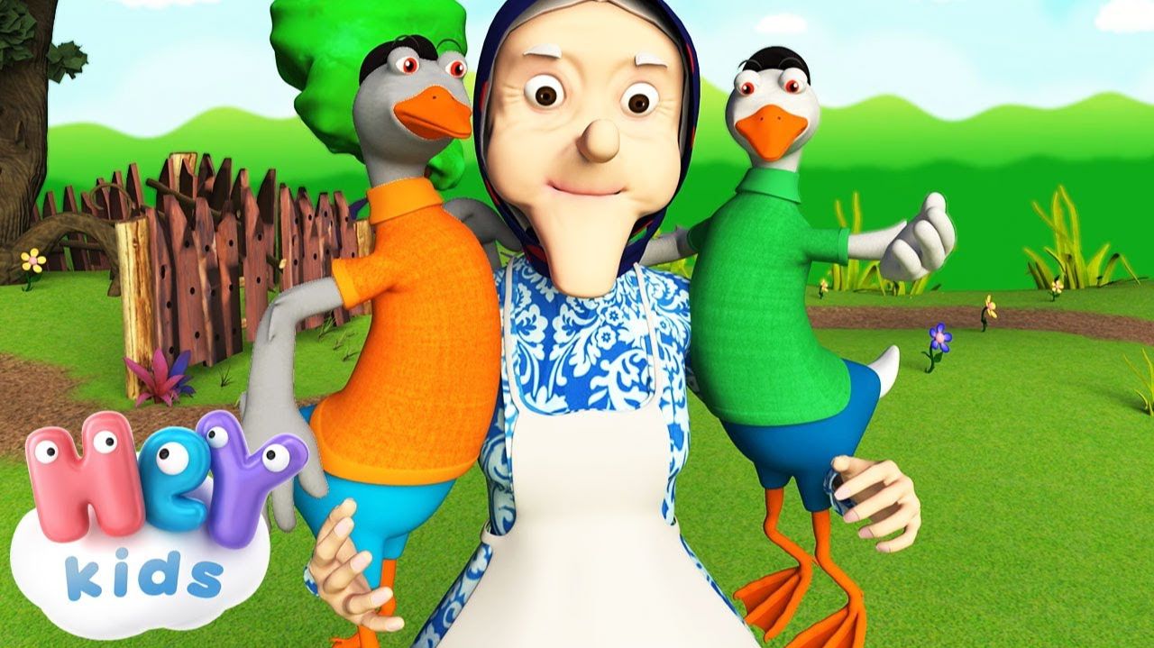 Жили у Бабуси Два Весёлых Гуся - Мультфильмы - Песни Для Детей смотреть онлайн