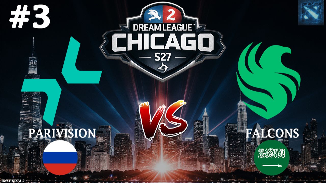 ВЕНИК И ВАЙПЕР В ОДНОЙ КАРТЕ | Parivision vs Falcons #3 (BO3) DreamLeague S27