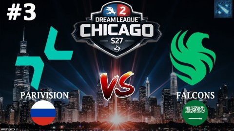 ВЕНИК И ВАЙПЕР В ОДНОЙ КАРТЕ | Parivision vs Falcons #3 (BO3) DreamLeague S27