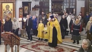 13.12.2025 Всенощное бдение. Суббота. Седмица 27-я по Пятидесятнице.