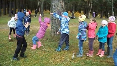 Что делают дети в походе. Сентябрь 2015 год.