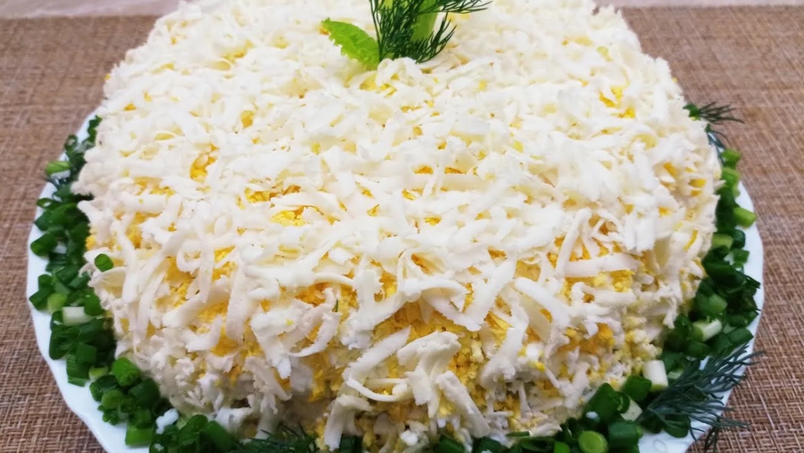 Гости в восторге. Нежный салат  Норвежский роман.