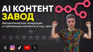 AI-Контент завод на n8n. Автоматическая генерация и публикация в соц. сети. Blotato + kie.ai.