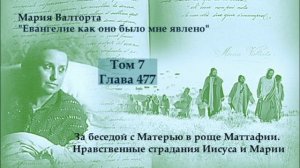 Глава 477. За беседой с Матерью в роще Маттафии. Нравственные страдания Иисуса и Марии