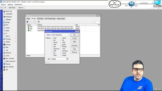 010. Managing RouterOS Logins [RU]