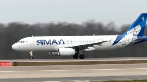 В сторону неба из аэропорта Домодедово взлетает Airbus A320 авиакомпании Ямал в новой ливрее 🐻