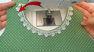 📌99% НОВИЧКОВ НЕ ЗНАЮТ этот трюк с кружевом и горловиной