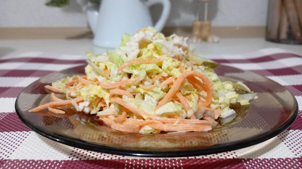Салат с ПЕКИНСКОЙ капустой на Обед или Ужин!