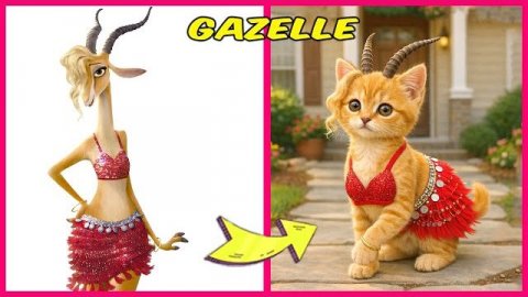 ПЕРСОНАЖИ ИЗ ЗВЕРОПОЛИСА 2 СТАНОВЯТСЯ КОТИКАМИ! ГАЗЕЛЬ НИК УАЙЛД ДЖУДИ ХОПС ТРАНСФОРМАЦИЯ РЕАКЦИЯ